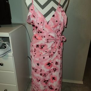 Pink Express Floral Dress